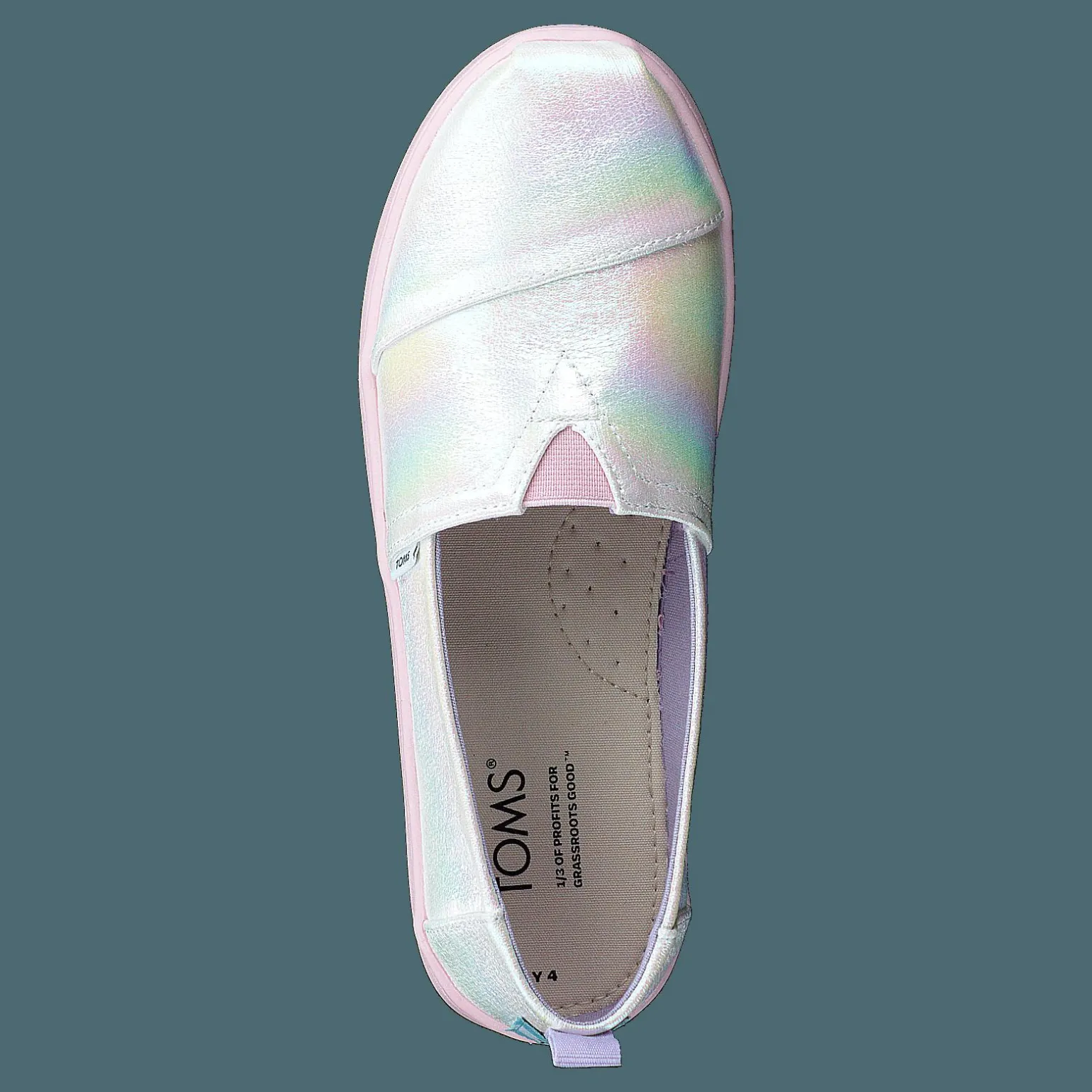 Classic Iridescent Stripe White