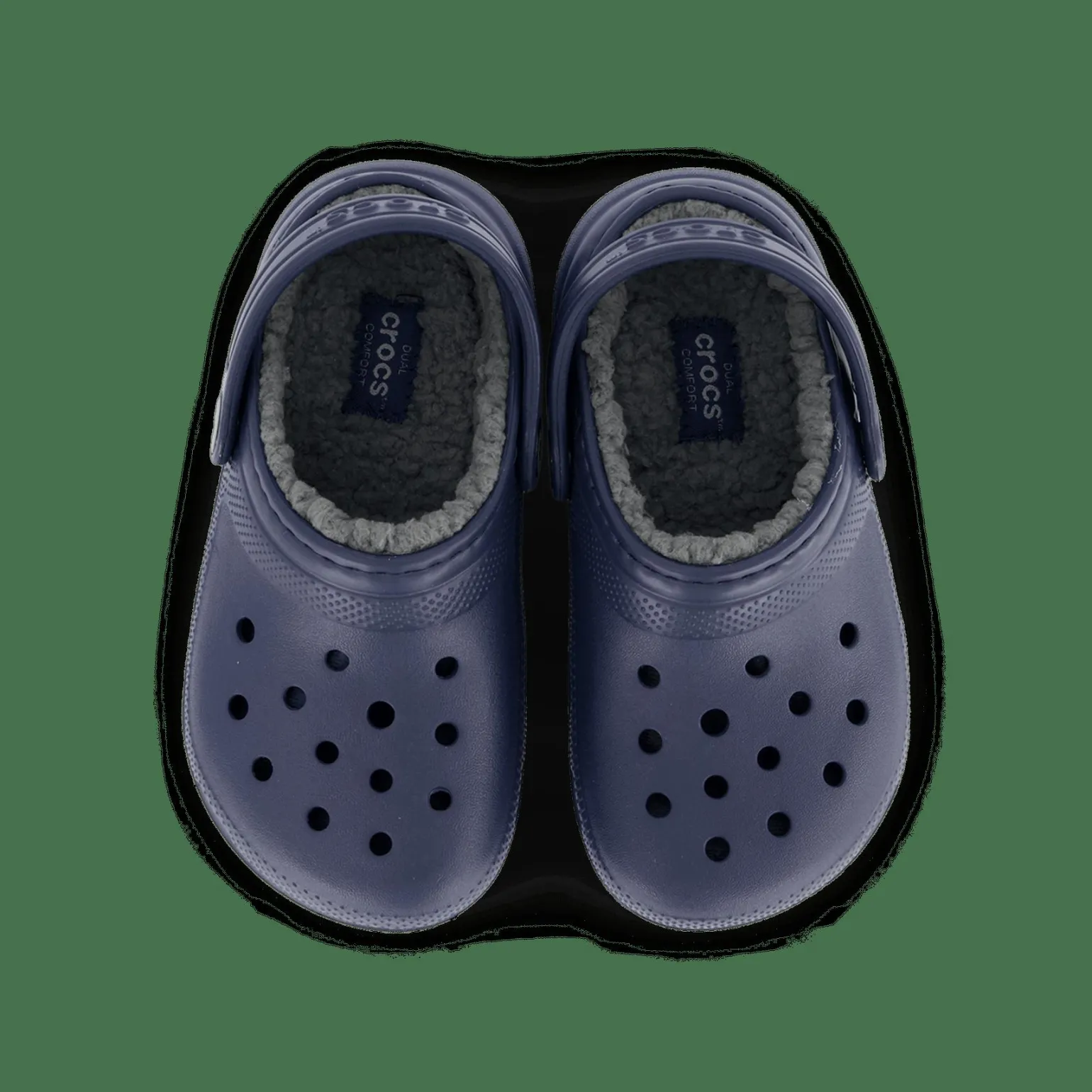 Classic Lined Clog Kids Navy / Charcoal