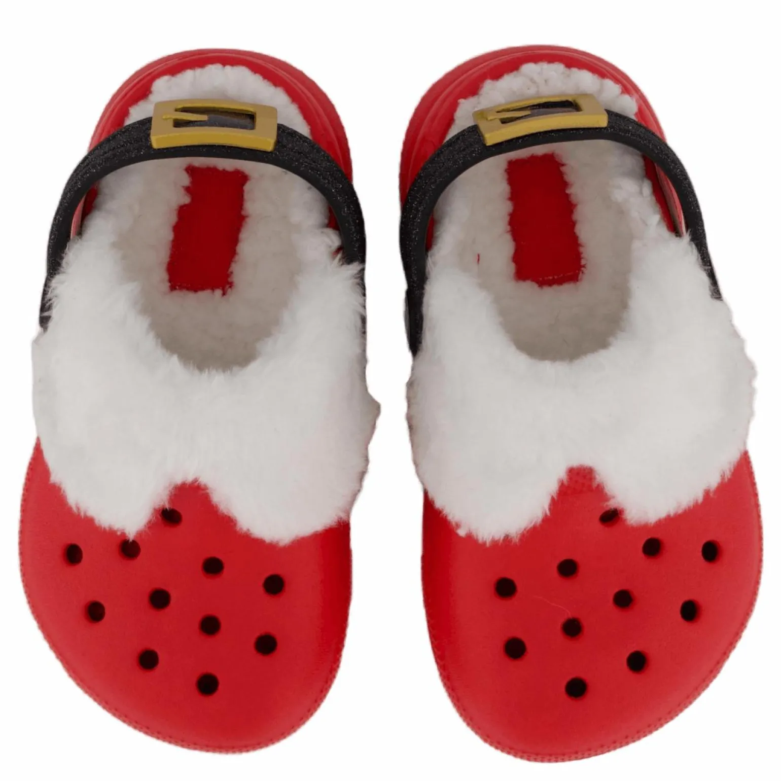 Classic Lined Santa Clog T Varsity Red/multi