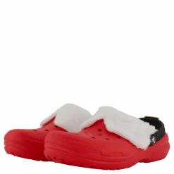 Classic Lined Santa Clog K Varsity Red/multi