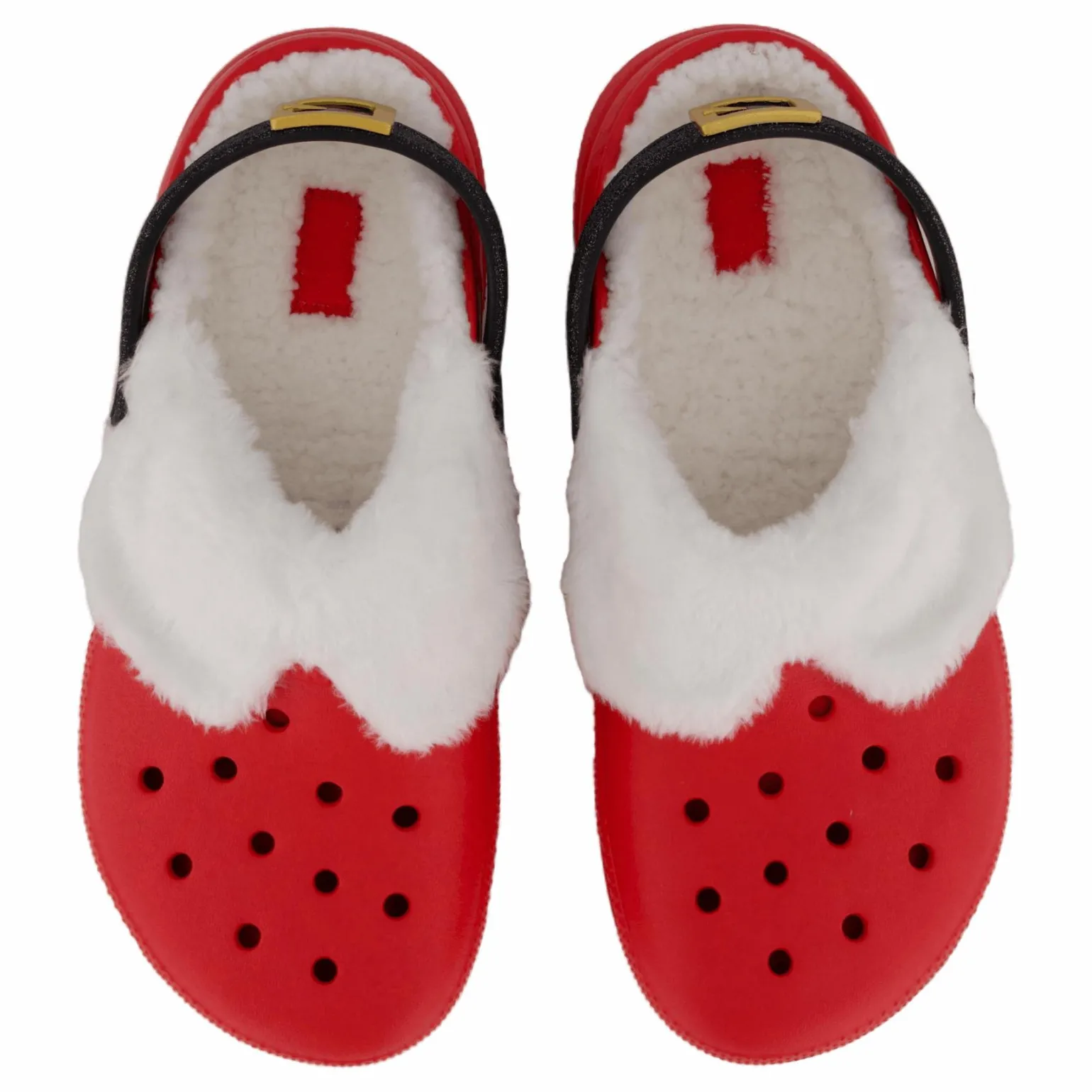 Classic Lined Santa Clog K Varsity Red/multi