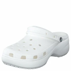 Classic Platform Clog White