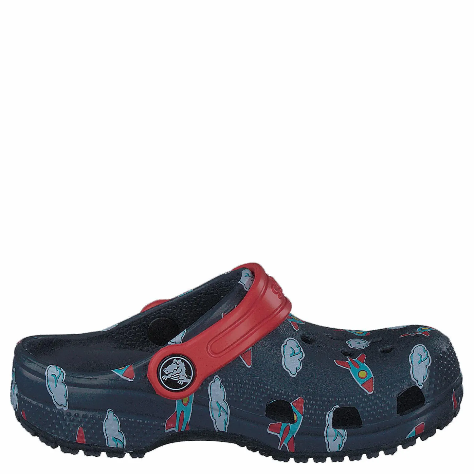 Classic Printed Clog Kids Navy
