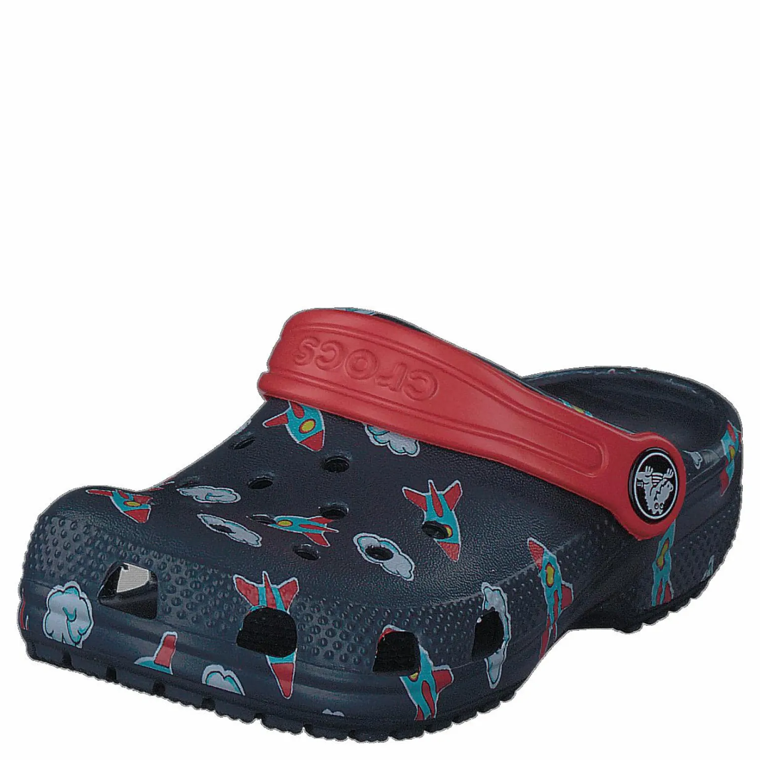 Classic Printed Clog Kids Navy
