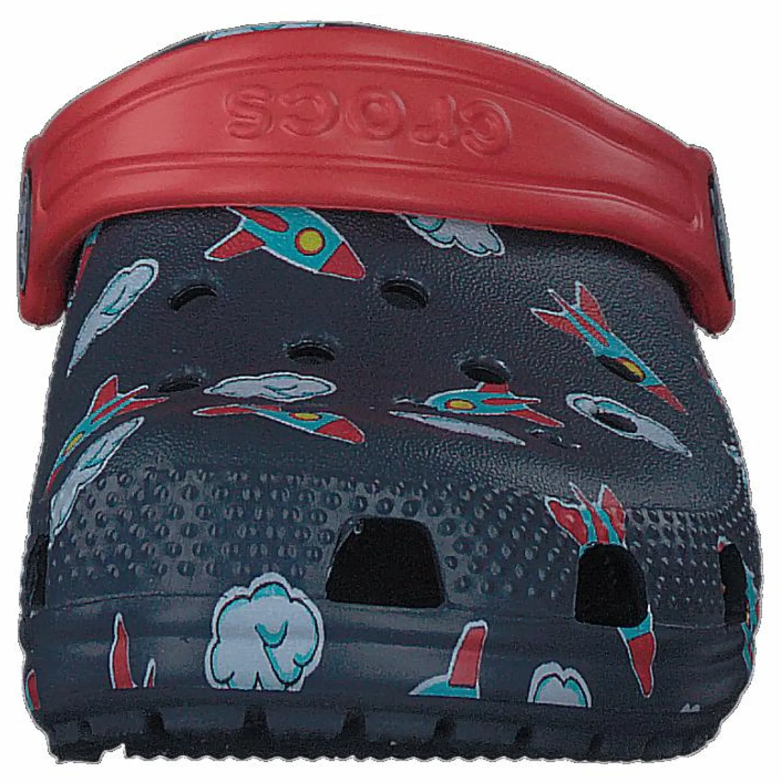 Classic Printed Clog Kids Navy