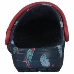 Classic Printed Clog Kids Navy