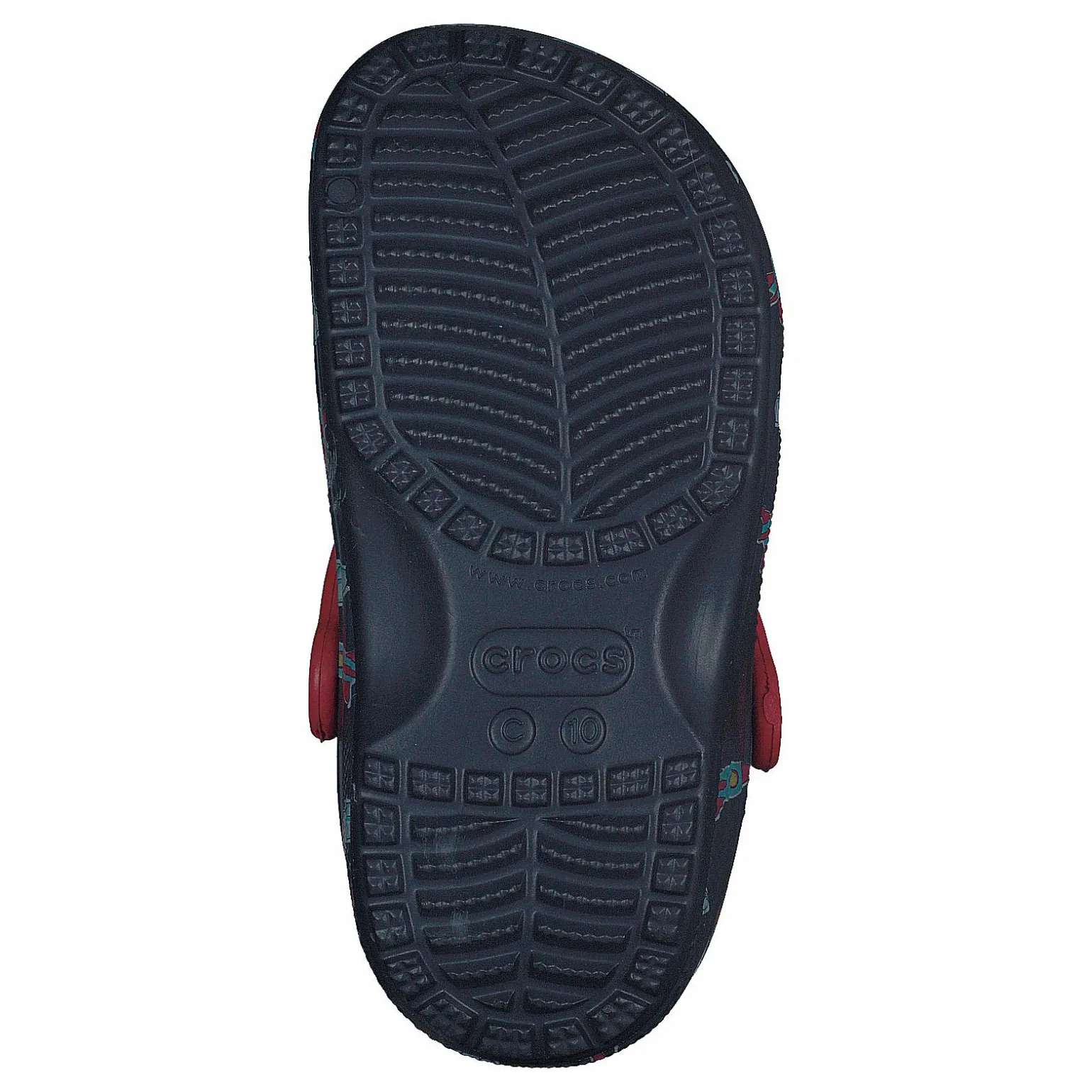 Classic Printed Clog Kids Navy