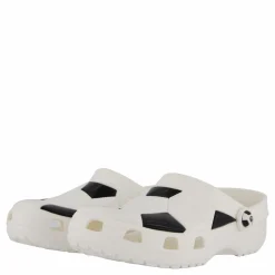 Classic Soccer Ball Clog K White/black