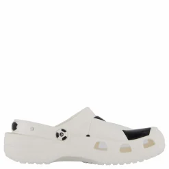 Classic Soccer Ball Clog K White/black