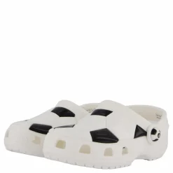 Classic Soccer Ball Clog T White/black