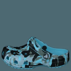 Classic Spray Camo Clog Kids Arctic