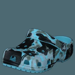 Classic Spray Camo Clog Kids Arctic