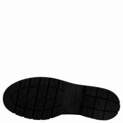 Cleated Lace-up Lthr Mix Mono  Black