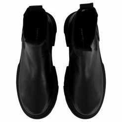 Combat Leather Low Chelsea Black