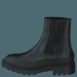Combat Mid Chelsea Boot Rubber Black