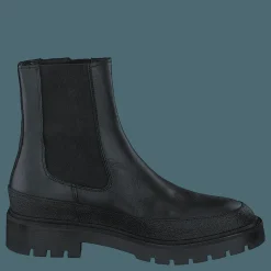 Combat Mid Chelsea Boot Rubber Black