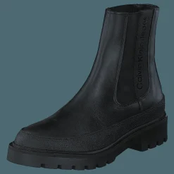 Combat Mid Chelsea Boot Rubber Black