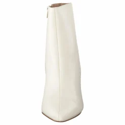 Cone Shape Ankle Boots Offwhite