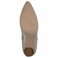 Cone Shape Ankle Boots Offwhite