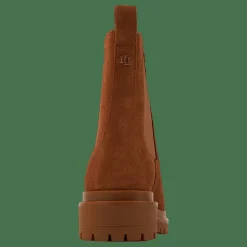 Corinne Suede Bootie Whiskey