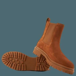 Corinne Suede Bootie Whiskey