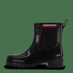 Corporate Elastic Rainboot Black