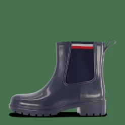 Corporate Elastic Rainboot Blue