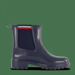 Corporate Elastic Rainboot Blue