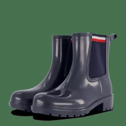 Corporate Elastic Rainboot Blue
