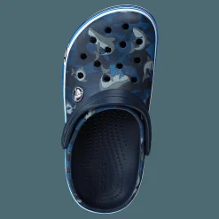 Crocband Shark Clog Kids Navy