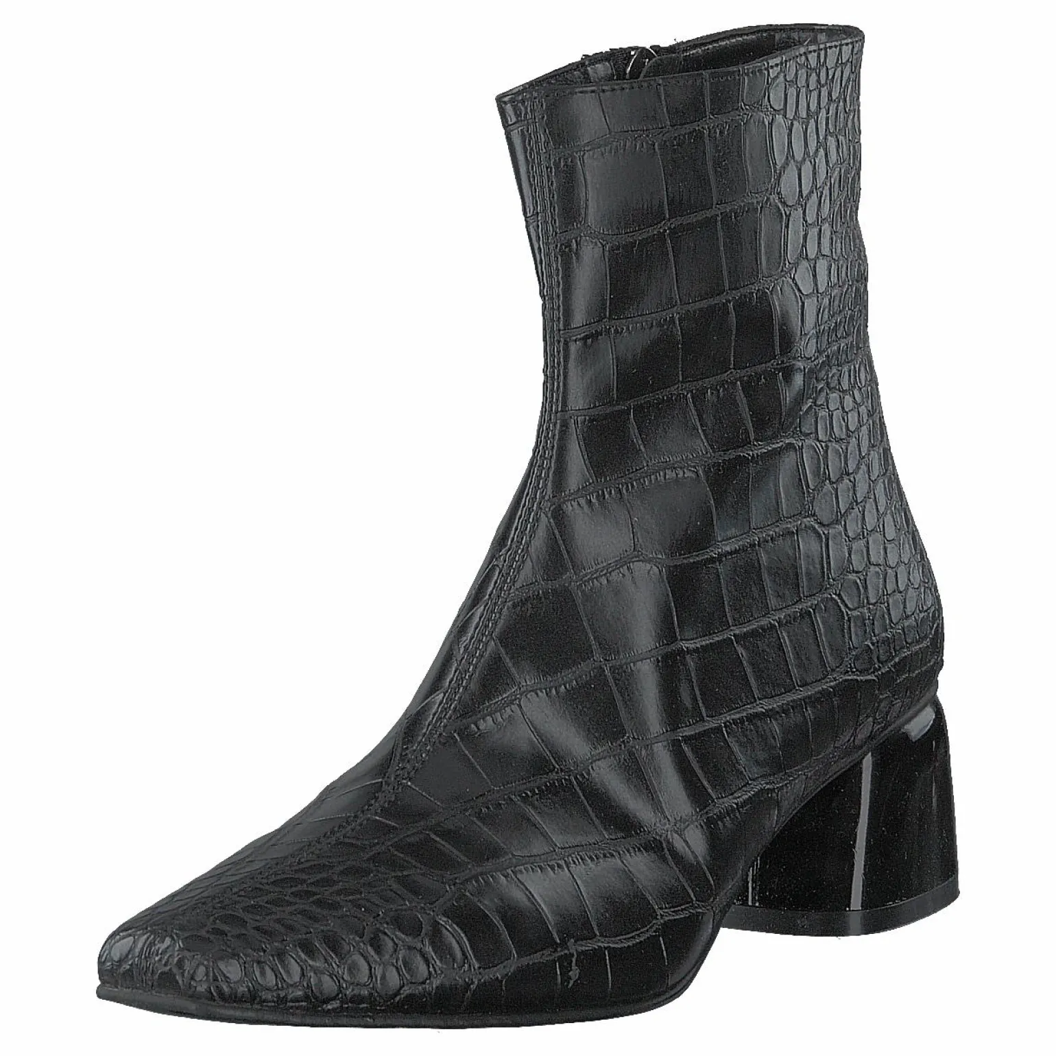 Croco Basic Boots Black
