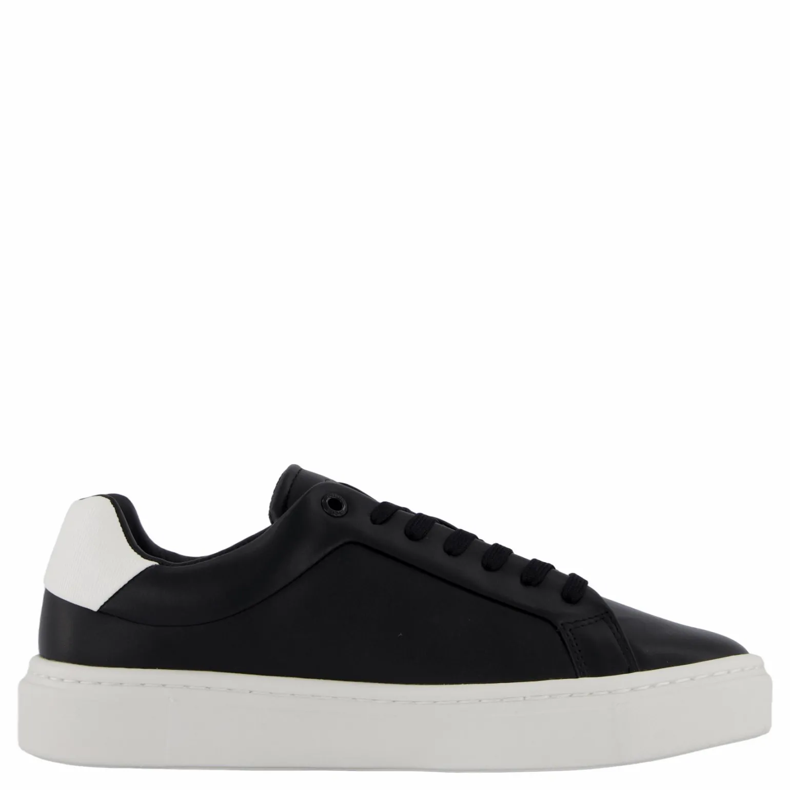 Cupsole Lace Up W/ml Lth Ck Black