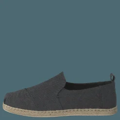 Deconstructed Alpargata Rope Black Washed Canvas/rope