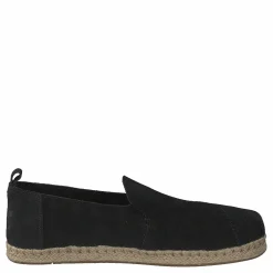 Deconstructed Alpargata Rope Black Suede