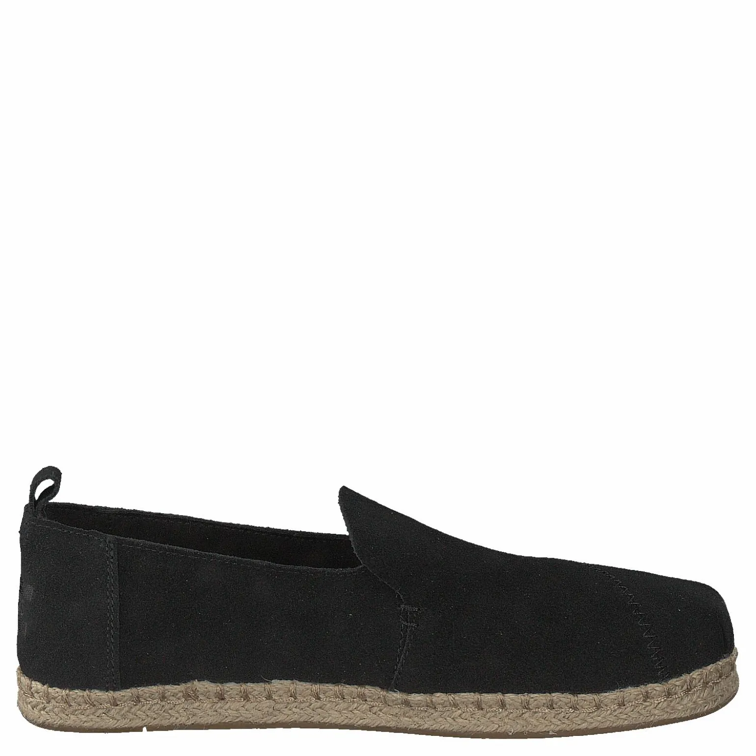 Deconstructed Alpargata Rope Black Suede