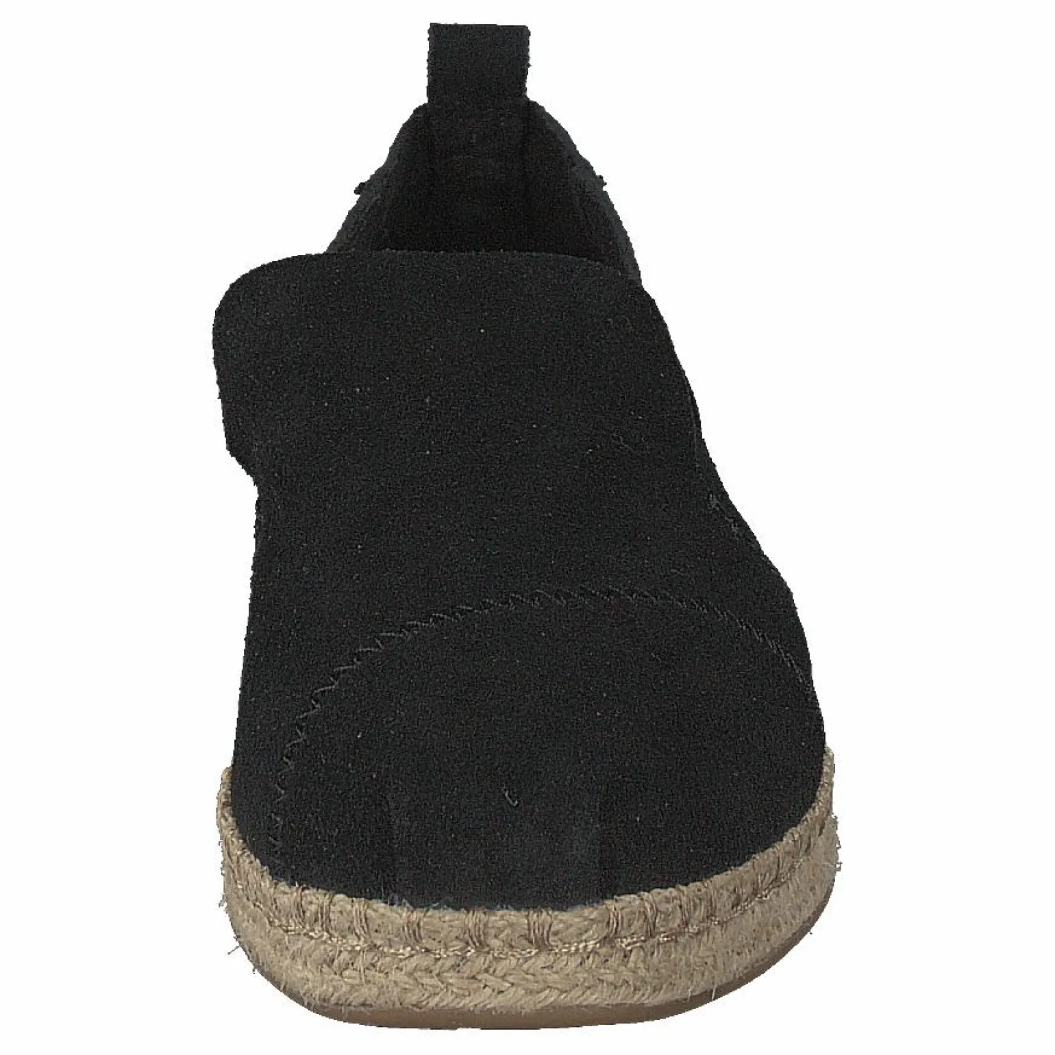 Deconstructed Alpargata Rope Black Suede