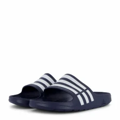 Duramo Slides Dark Blue / White / Dark Blue