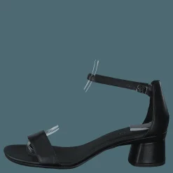 Ecco Elevate 45 Block Sandal Black