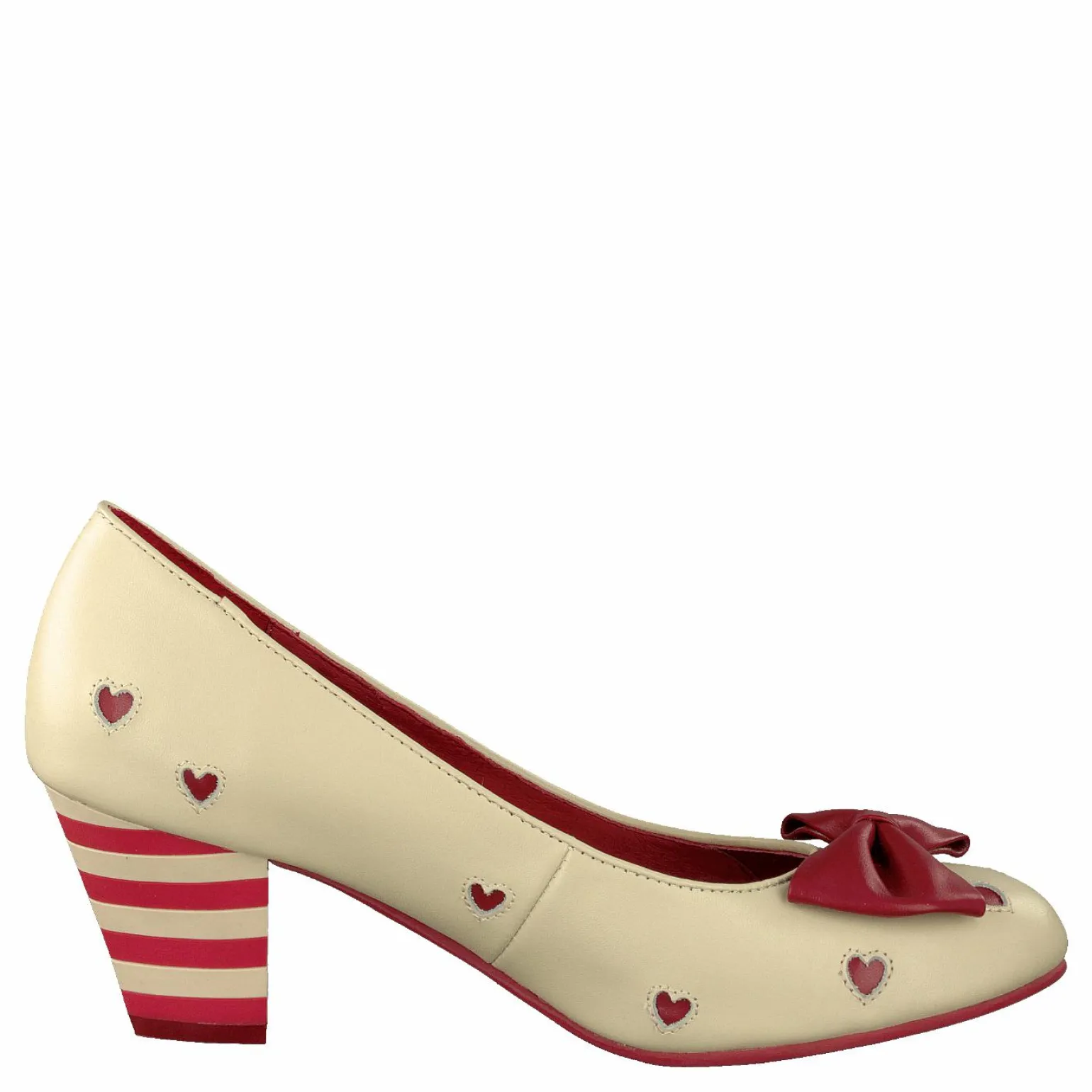 Elsie 411621-17 Creme/red