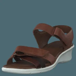 Felicia Sandal Brandy/coffee/mahogany