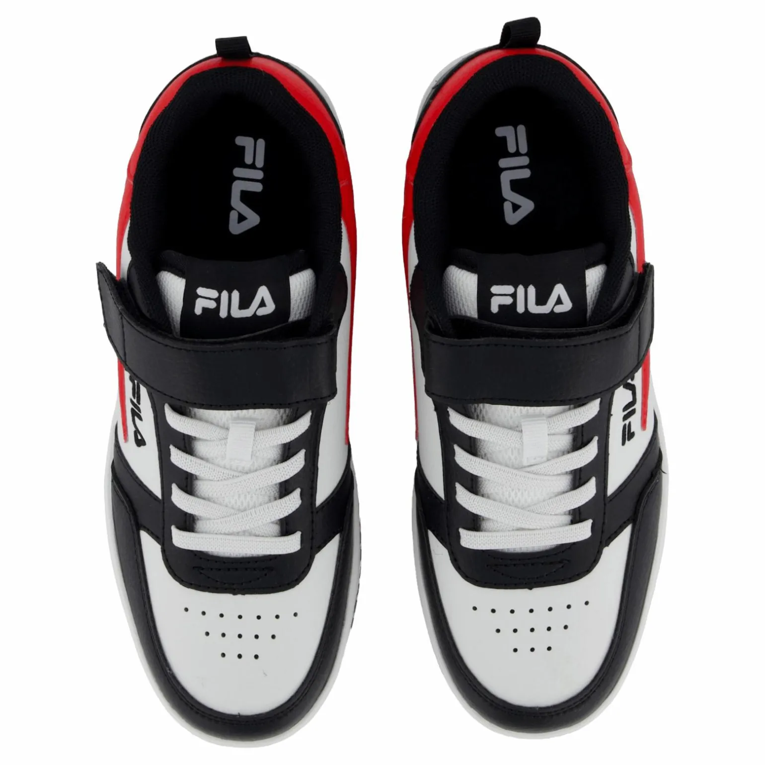 Fila Rega Nf Velcro Kids Black-fila Red