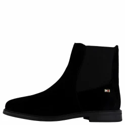 Flag Suede Low Chelsea Black