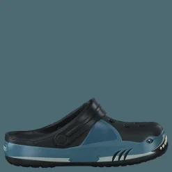 Fun Lab Shark Band Clog Kids Black