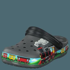 Fun Lab Train Band Clog Kids Slate Grey