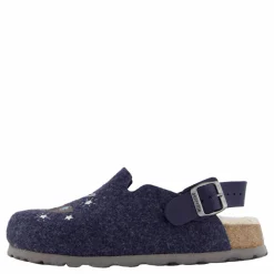 Fussbettpantoffel Blau