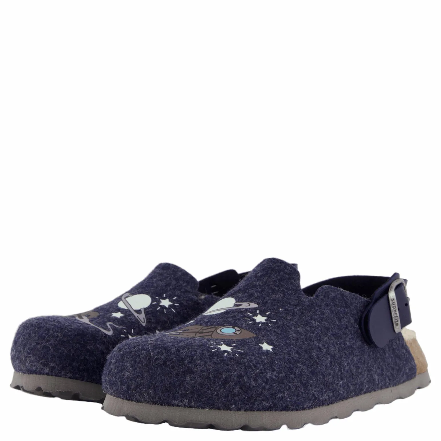 Fussbettpantoffel Blau