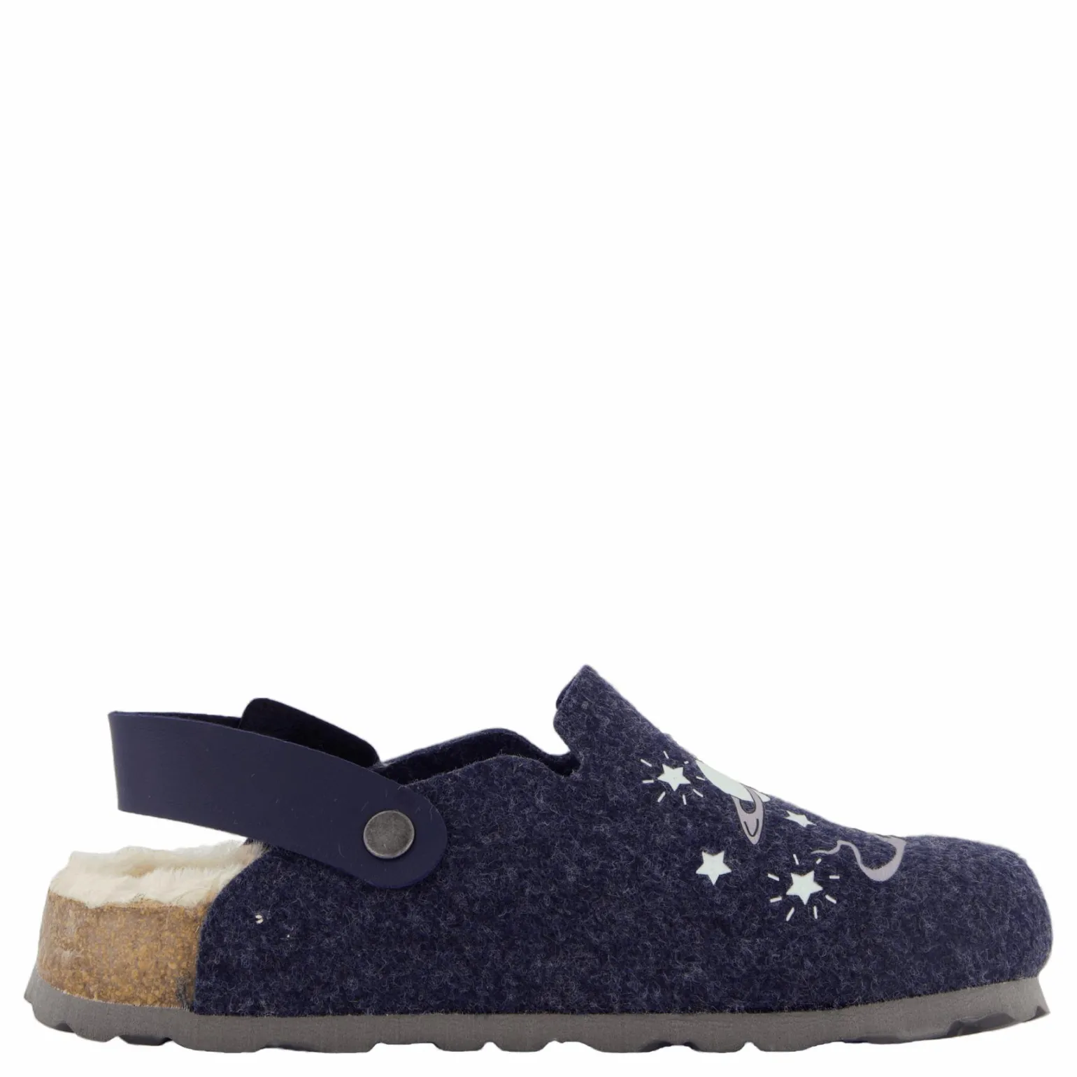 Fussbettpantoffel Blau