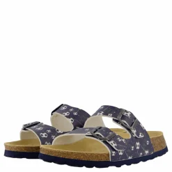 Fussbettpantoffel Blau/mehrfarbig