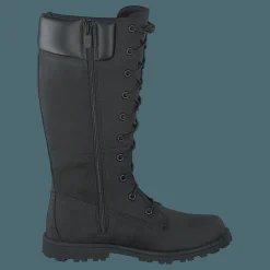 Girls Classic Tall Lace Up Wit Black