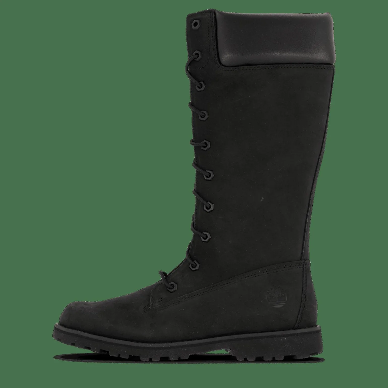 Girls Classic Tall Lace Up Wit Black